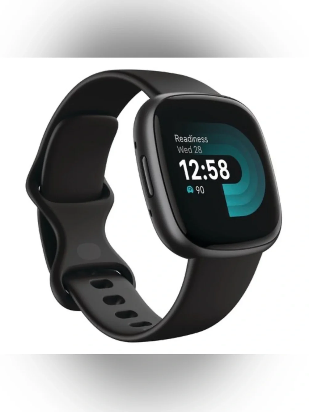 Fitbit Versa 4 Black Platinum Smartwatch, 39mm